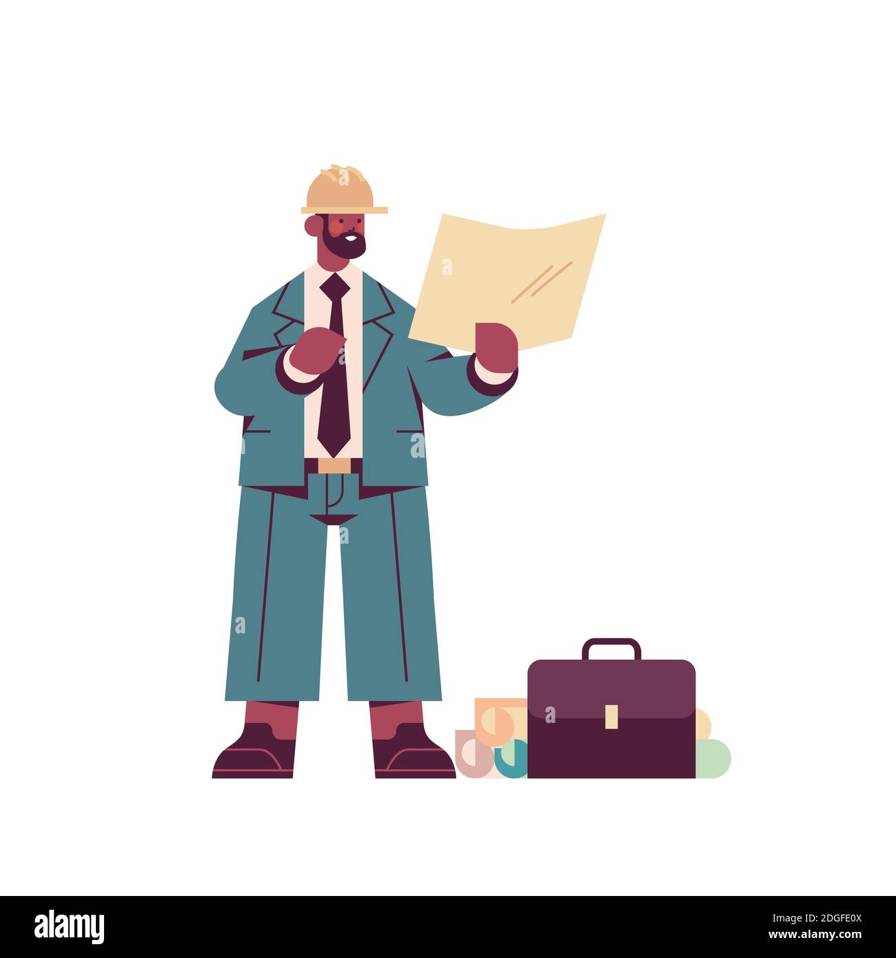 Builder Man Stock Illustrations – 46,325 Builder Man Stock