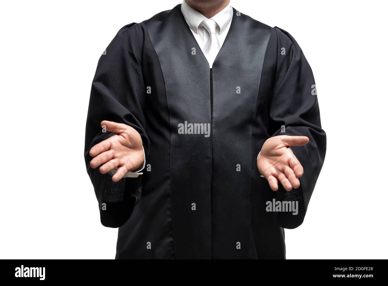 German lawyer with a robe Stock Photo
