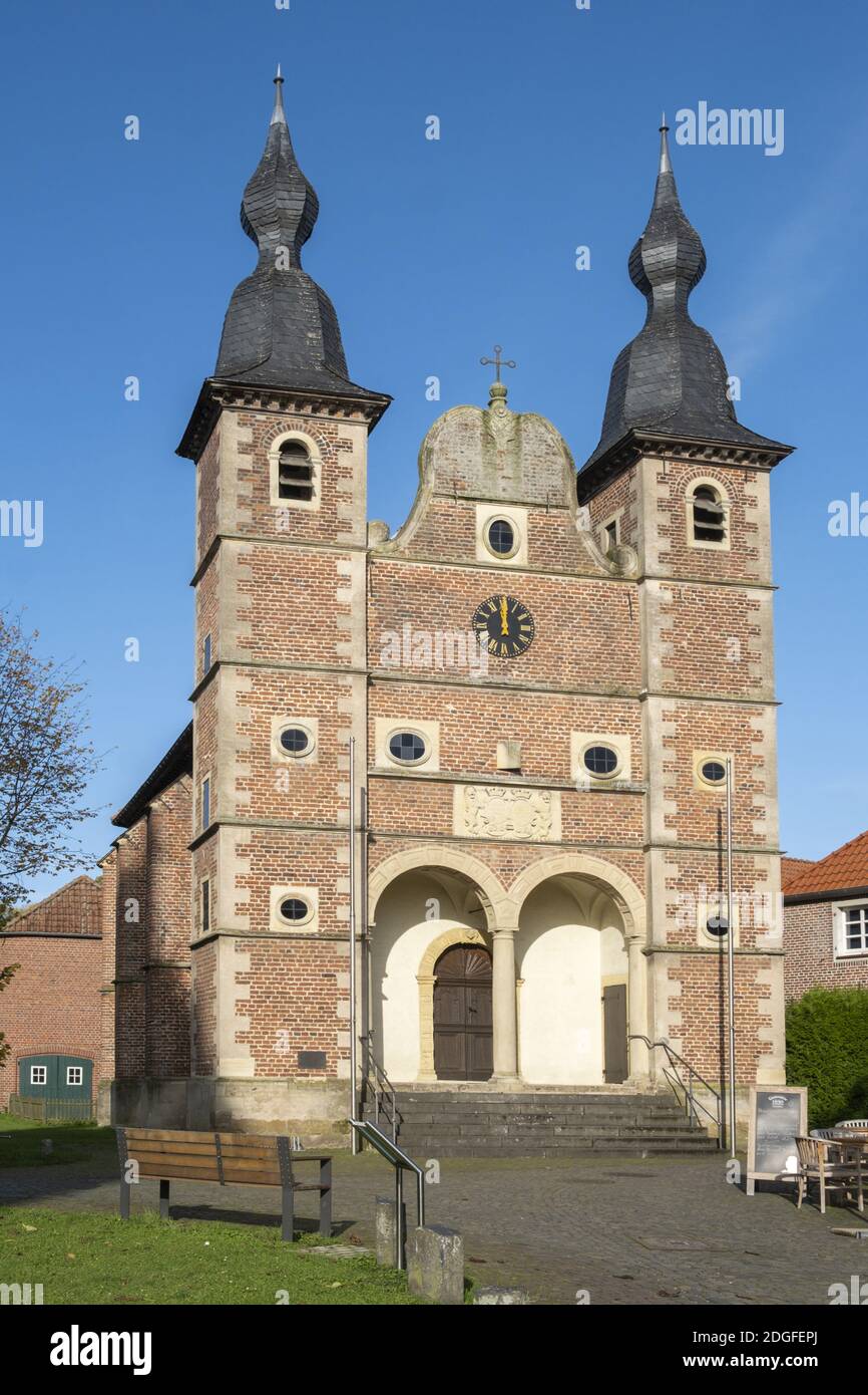 Castle chapel in Raesfeld Stock Photo