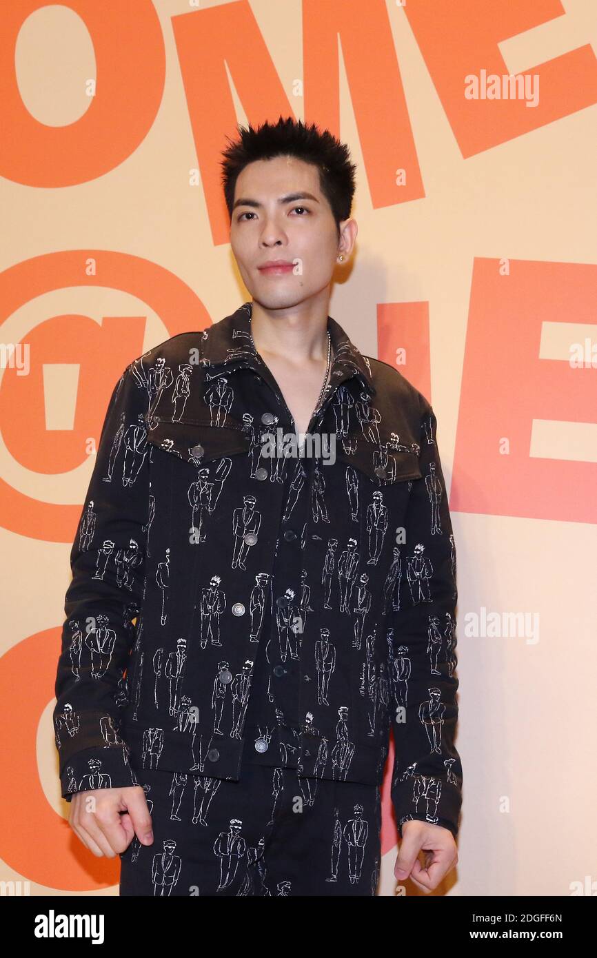 FILETaiwanese singer and actor Jam Hsiao shows up in black and