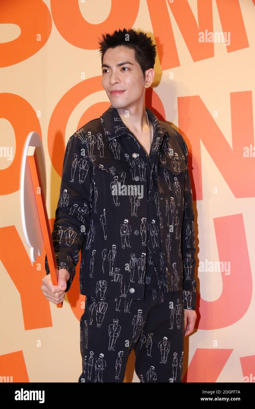 FILETaiwanese singer and actor Jam Hsiao shows up in black and
