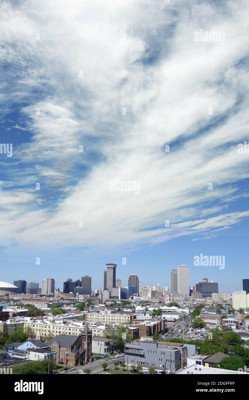 New Orleans skyline view Stock Photo