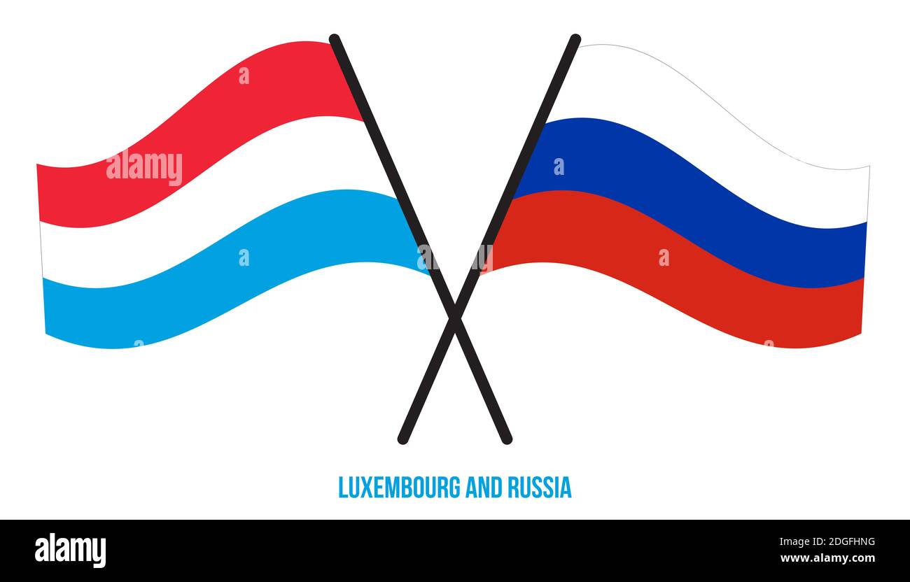 Comparing flags: Netherlands vs. Russia, France, Luxembourg and