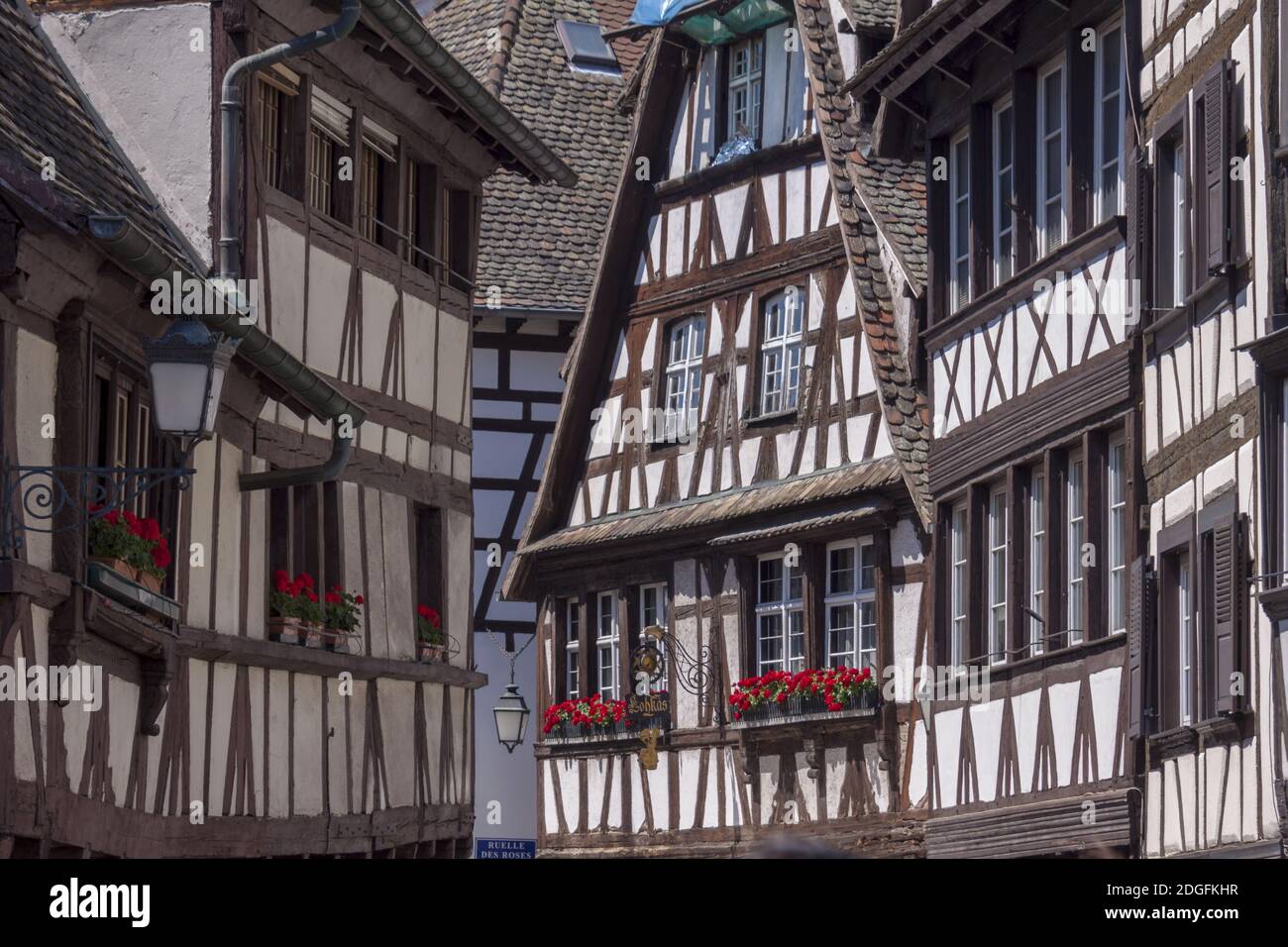 Strasbourg - Half-timbered houses Stock Photo