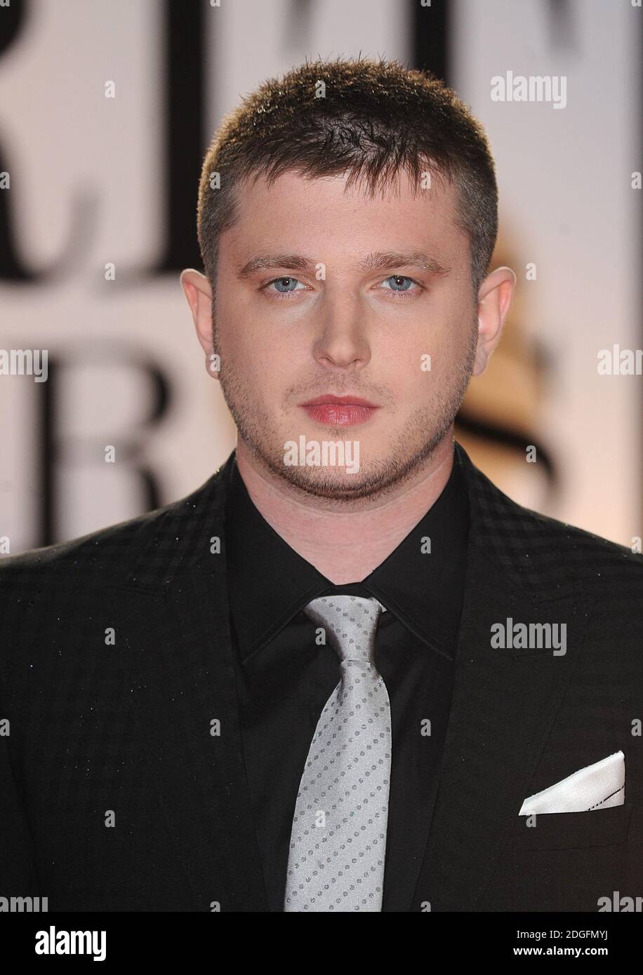 Ben Drew aka Plan B arriving for the 2011 Brit Awards at the O2 Arena
