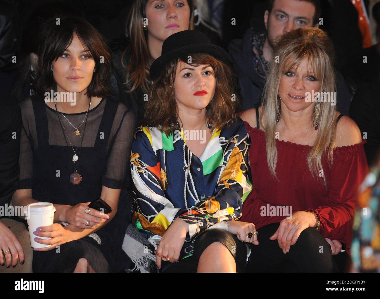 Alexa Chung, Jaime Winstone and Jo Wood at the House of Holland Catwalk  Show, The Old Sorting Office, Holborn, part of London Fashion Week Stock  Photo - Alamy