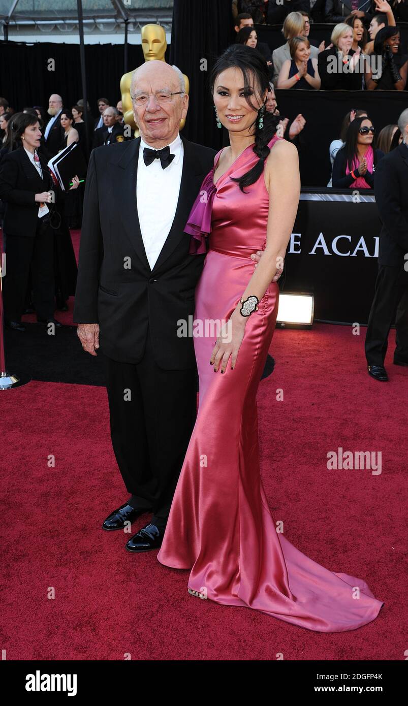 Rupert Murdoch and wfe Wendi arriving for the 83rd Academy Awards at the Kodak Theatre, Los Angeles. Stock Photo
