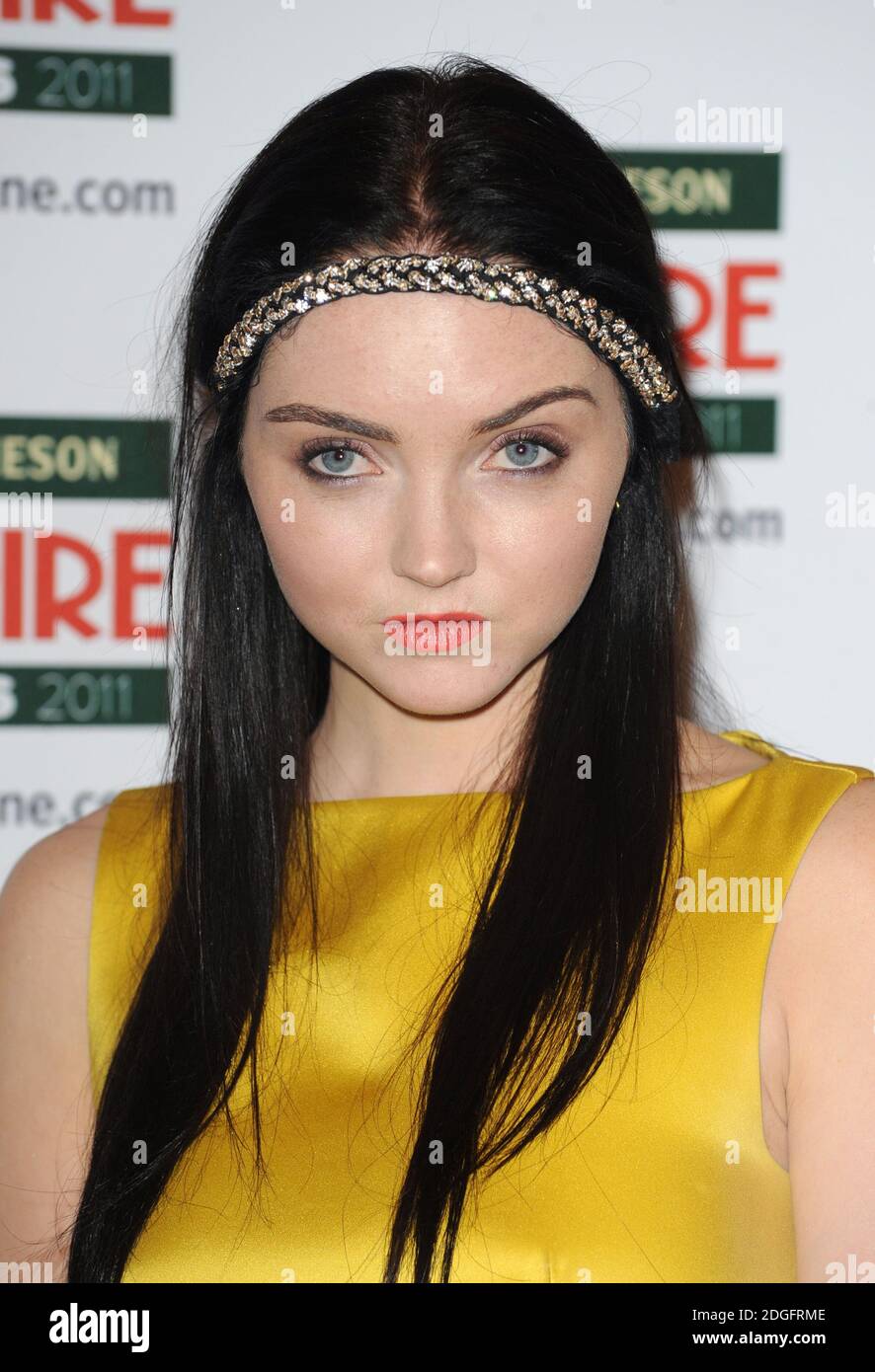 Lily Cole Arriving At The Empire Film Awards 2011 Grosvenor House