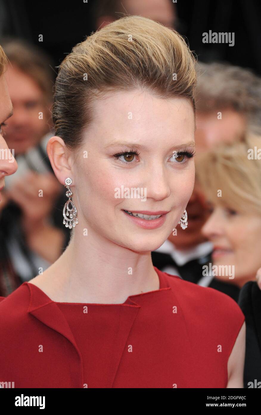 Mia Wasikowska arrives at the premiere of Sleeping Beauty, part of the ...
