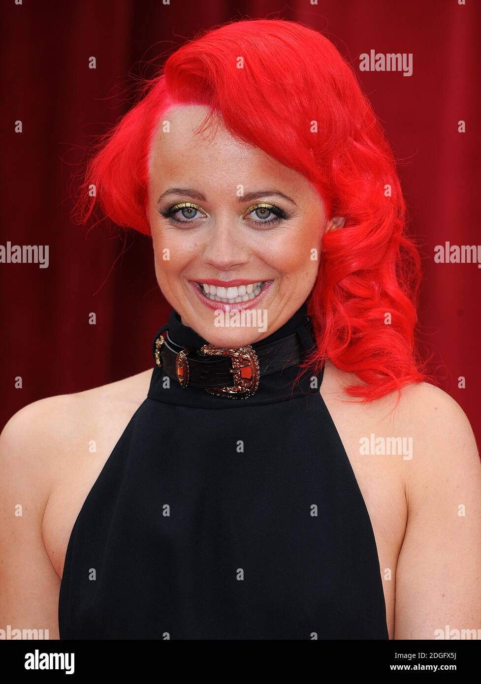 Charlie Clemmow arriving for the 2011 British Soap Awards at Granada