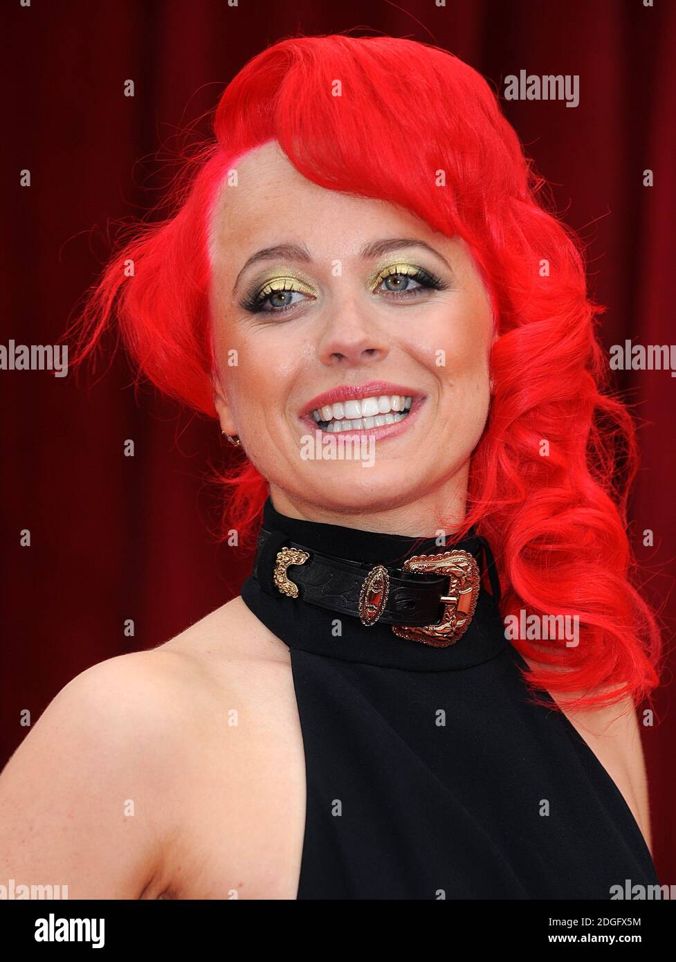 Charlie Clemmow arriving for the 2011 British Soap Awards at Granada