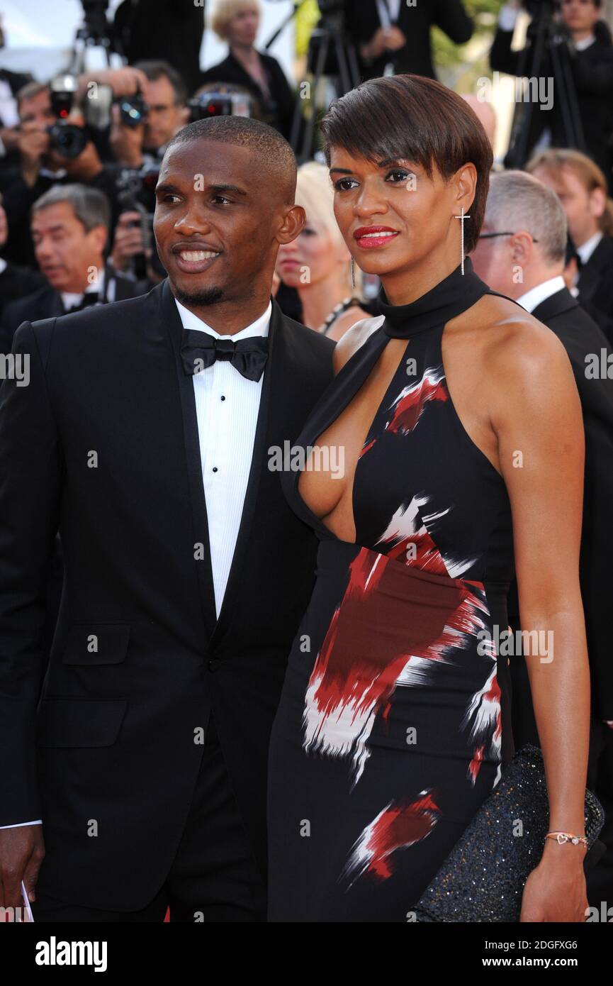 Georgette Etoo High Resolution Stock Photography And Images Alamy https www alamy com samuel etoo and georgette etoo arriving at the tree of life gala screening the palais de festival part of the 64th cannes film festival image388812710 html