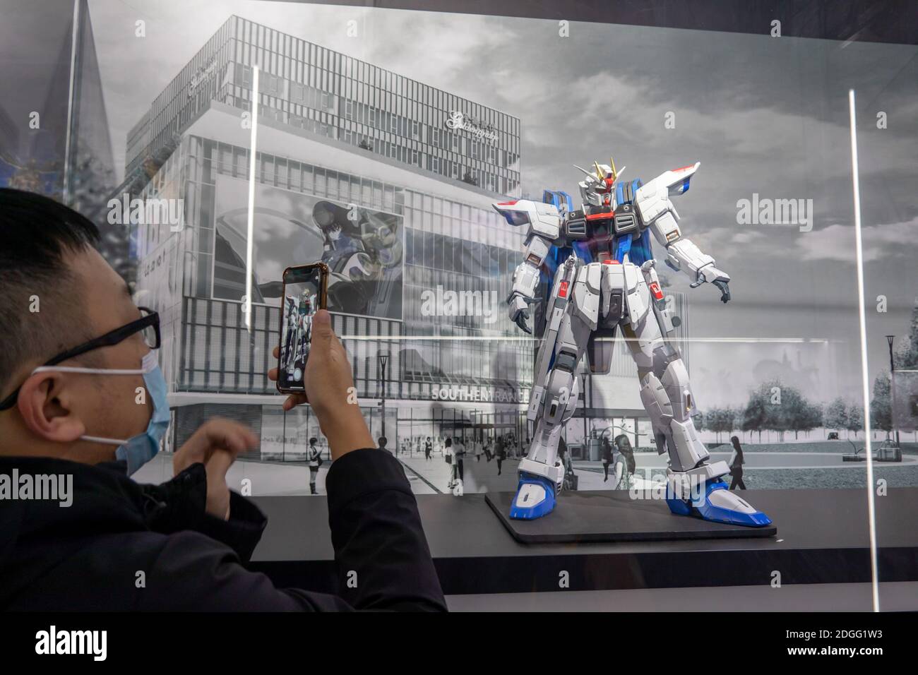 Bandai official pop-up store opens, displaying a variety of action ...