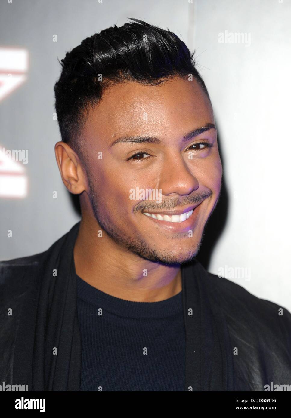 Marcus Collins at the TalkTalk X Factor Secret Gig, Soho, London. Stock Photo