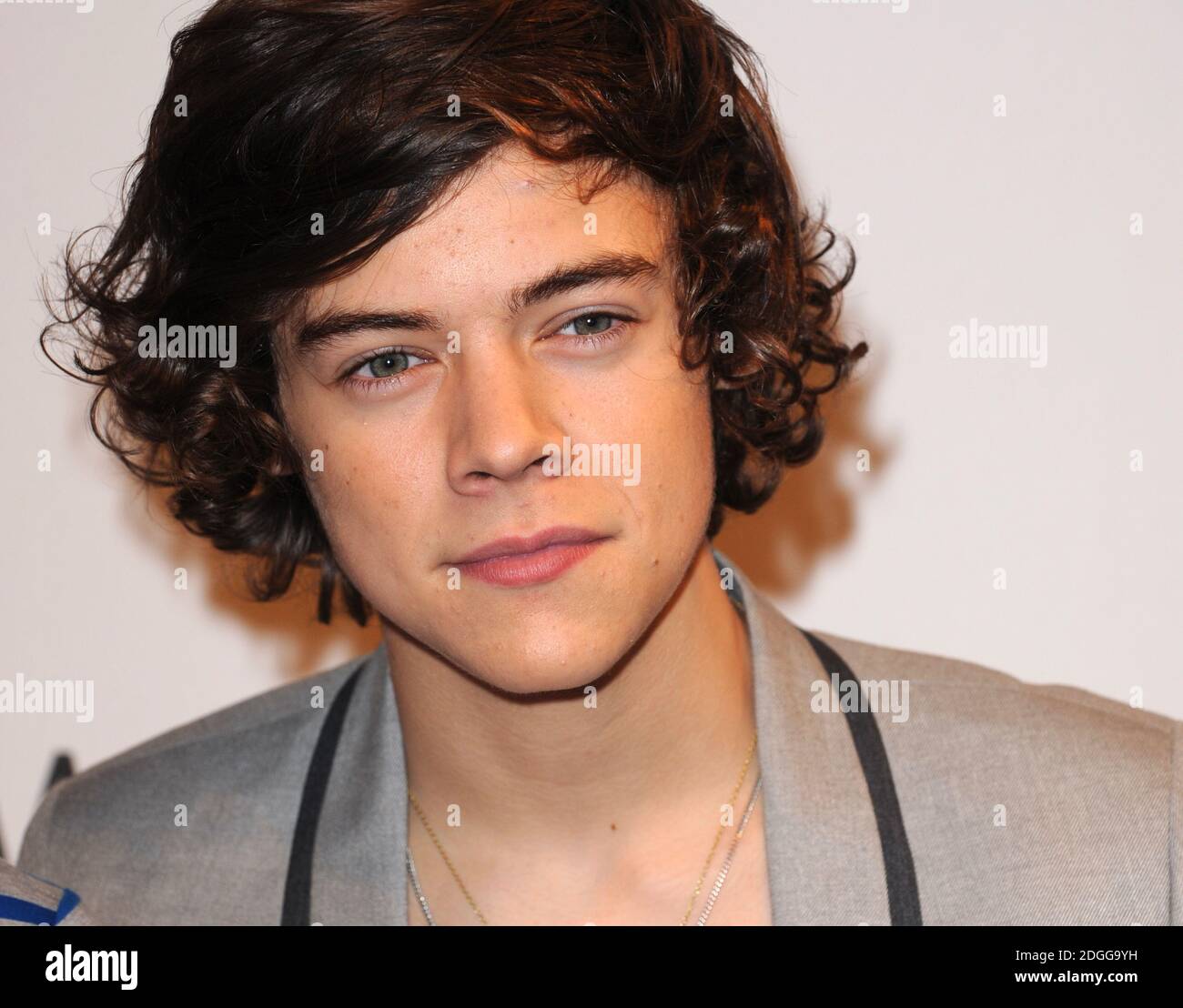 Harry Styles from One Direction at the Capital FM Jingle Bell Ball 2011, the O2 Arena, Greenwich, London. Stock Photo