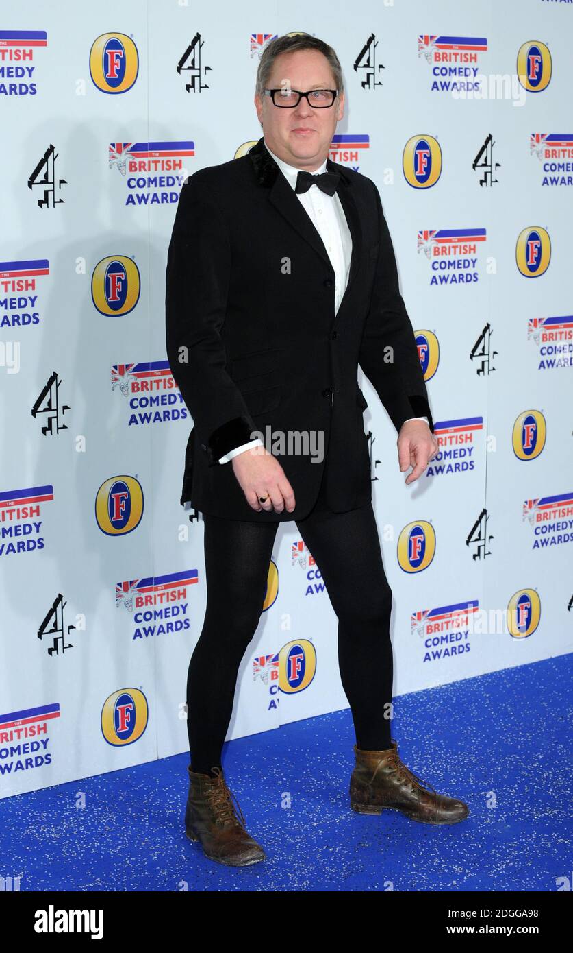 Vic Reeves arriving at The British Comedy Awards 2011, Fountain Studios ...