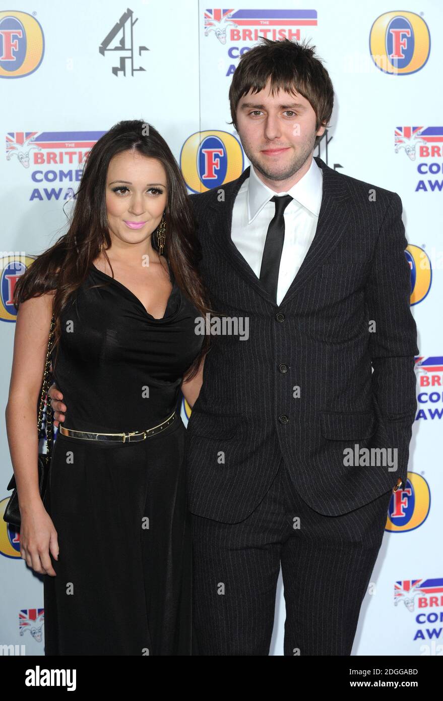 James Buckley and Clair Meek arriving at The British Comedy Awards 2011 ...