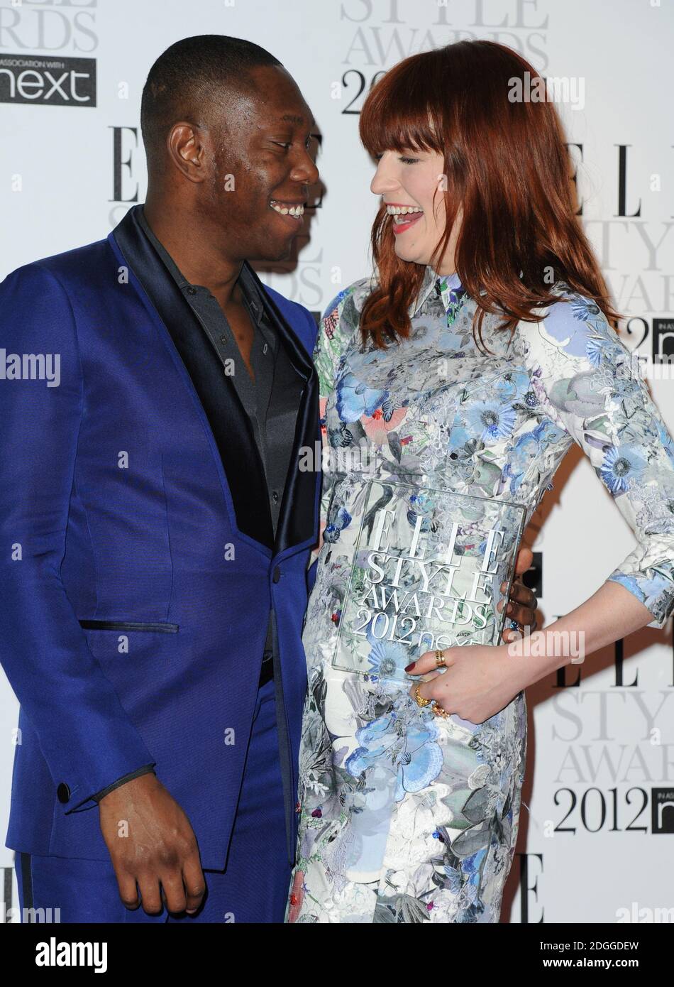 Dizzee Rascal and Florence Welch at The Elle Style Awards 2012