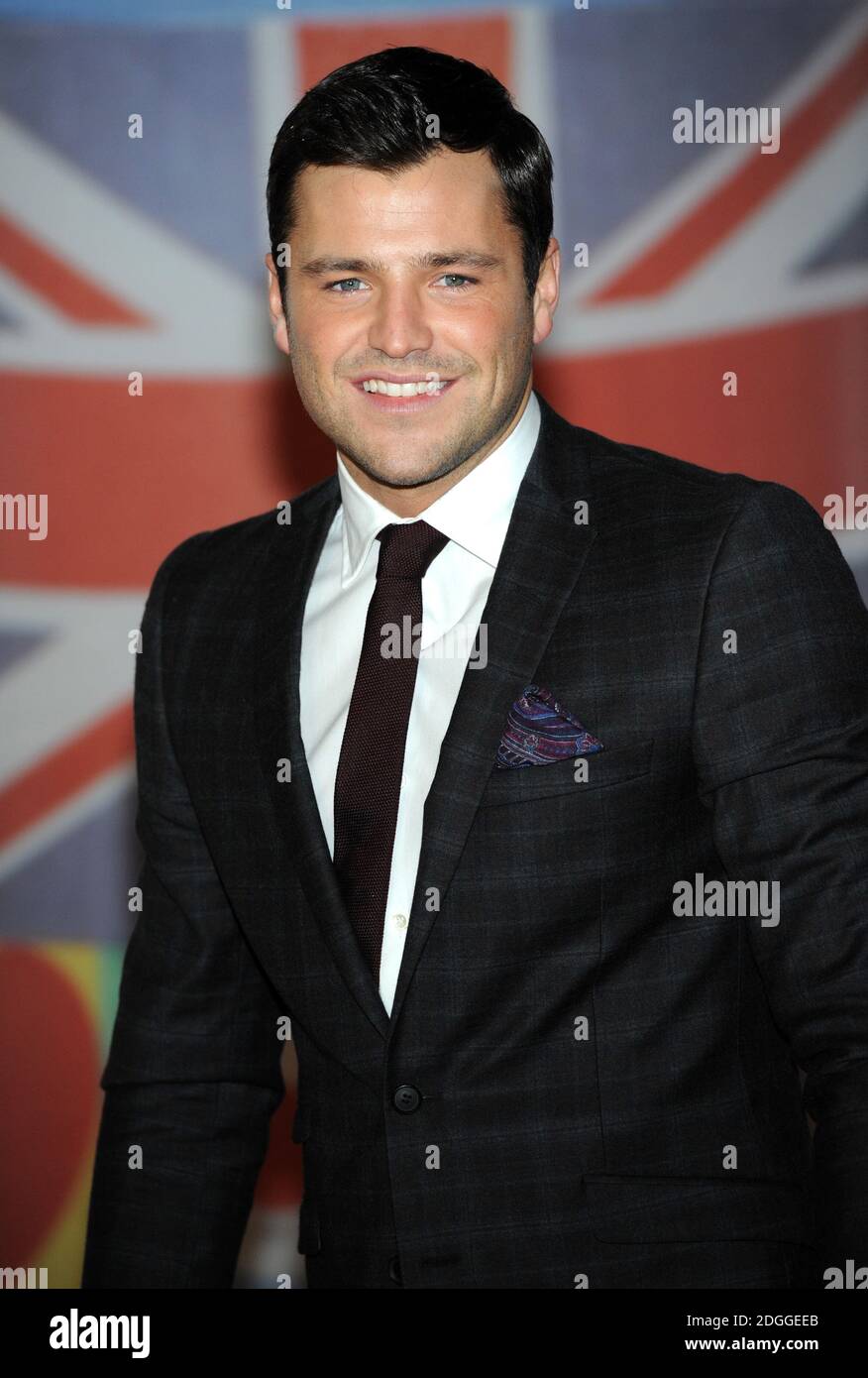 Mark Wright arriving at The Brit Awards 2012, The O2 Arena, Greenwich