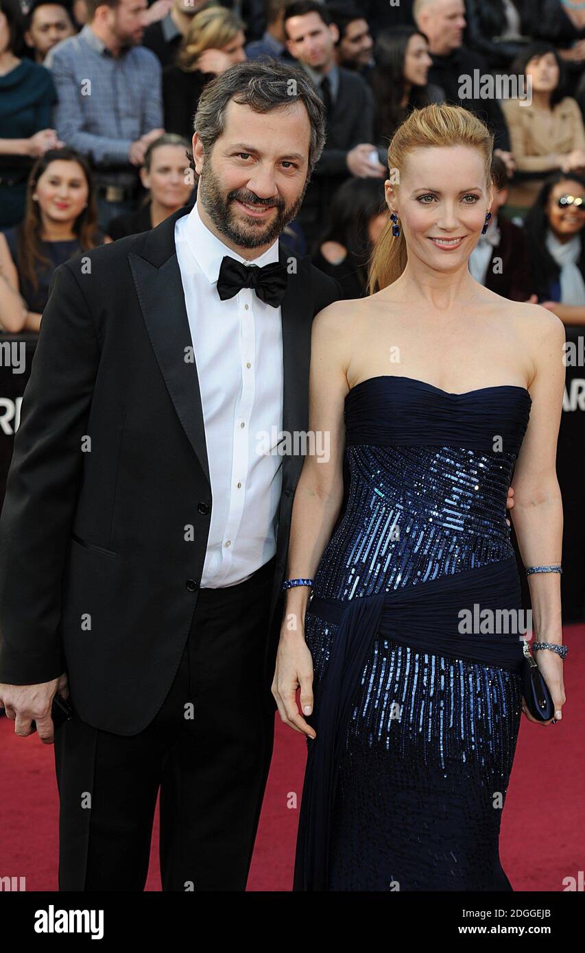 Judd Apatow And Wife Leslie Mann Arriving For The 84th Academy Awards judd-apatow-and-wife-leslie-mann-arriving-for-the-84th-academy-awards