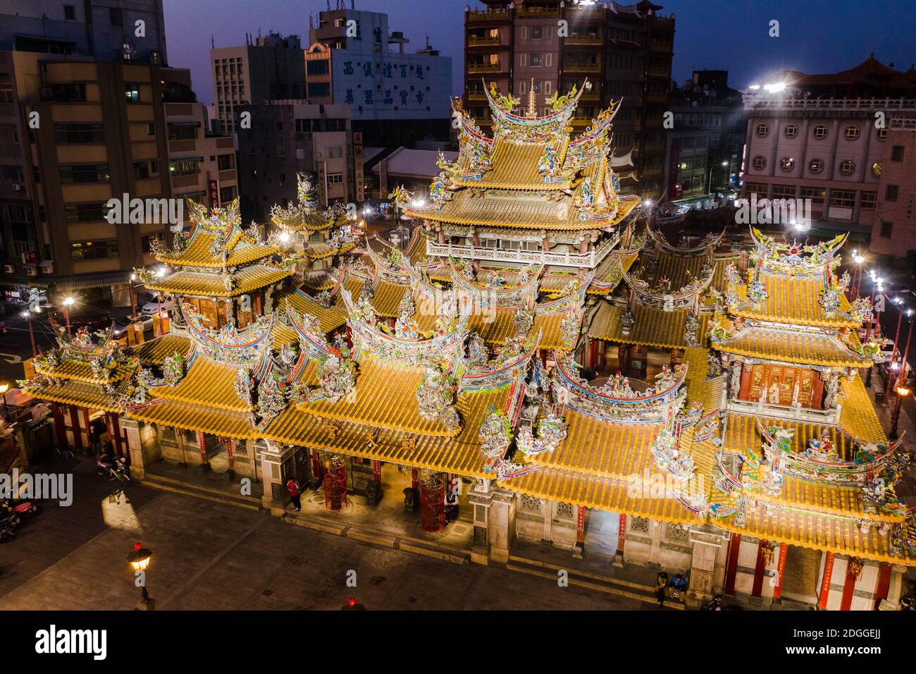 Aerial view of famous Beigang Chaotian Temple Stock Photo Alamy
