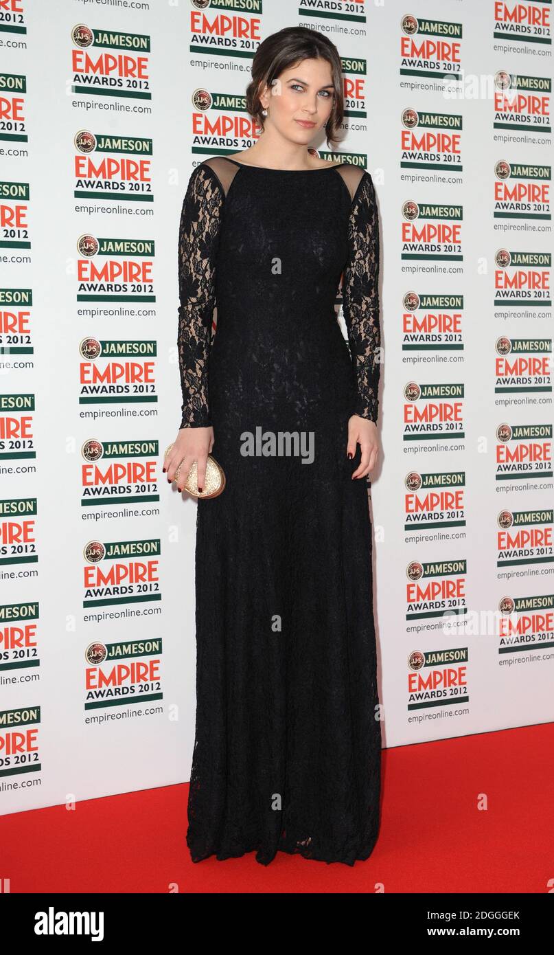 Ornela Vistica at The Jameson Empire Film Awards 2012, Grosvenor House Hotel, London. Stock Photo