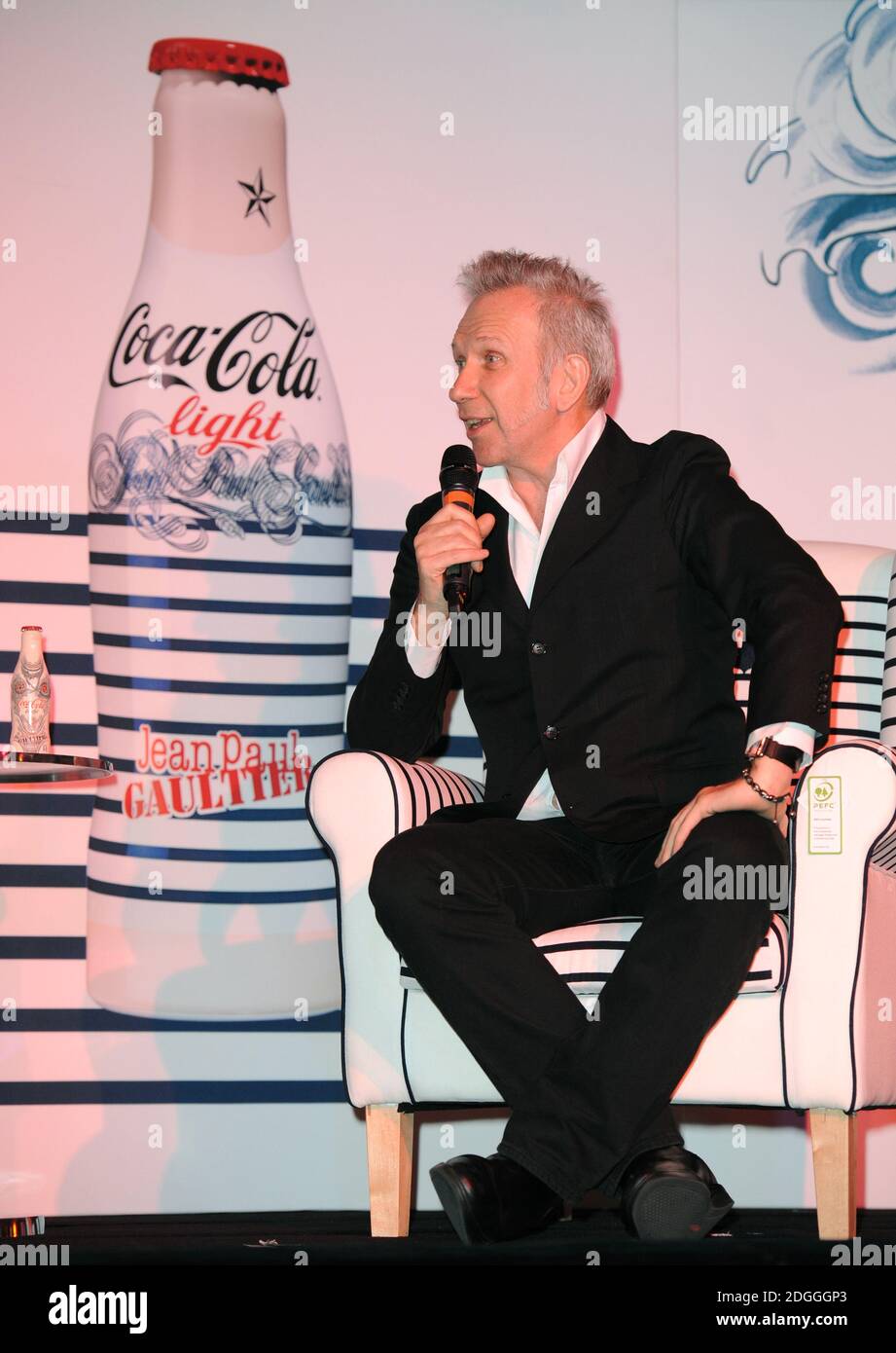 Coca-Cola light, Diet Coke and Jean Paul Gaultier launch their limited  edition bottle collection at the famous Crazy Horse in Paris. Jean Paul  Gaultier showed his new designs and campaign for Coca-Cola