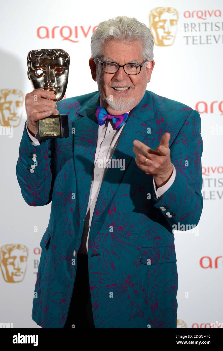 Rolf Harris at the BAFTA Television Awards 2012, Royal Festival Hall, London. Stock Photo