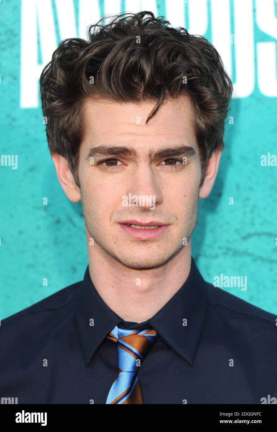 Andrew Garfield arriving at the MTV Movie Awards 2012, Universal City, Los Angeles Stock Photo