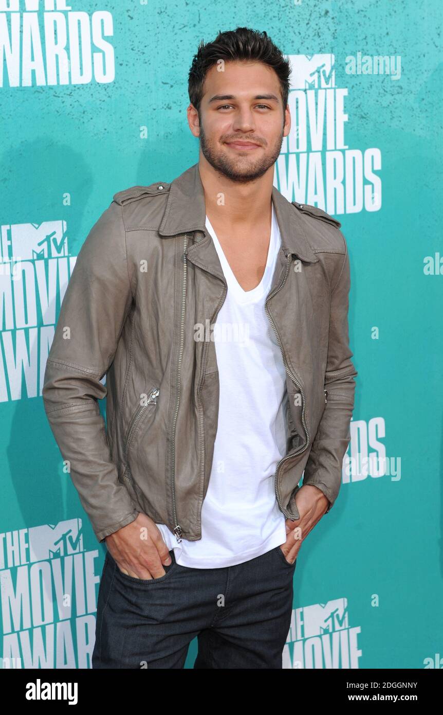 Ryan Guzman arriving at the MTV Movie Awards 2012, Universal City, Los ...