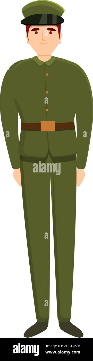 Old military uniform icon. Cartoon of old military uniform vector icon for web design isolated on white background Stock Vector