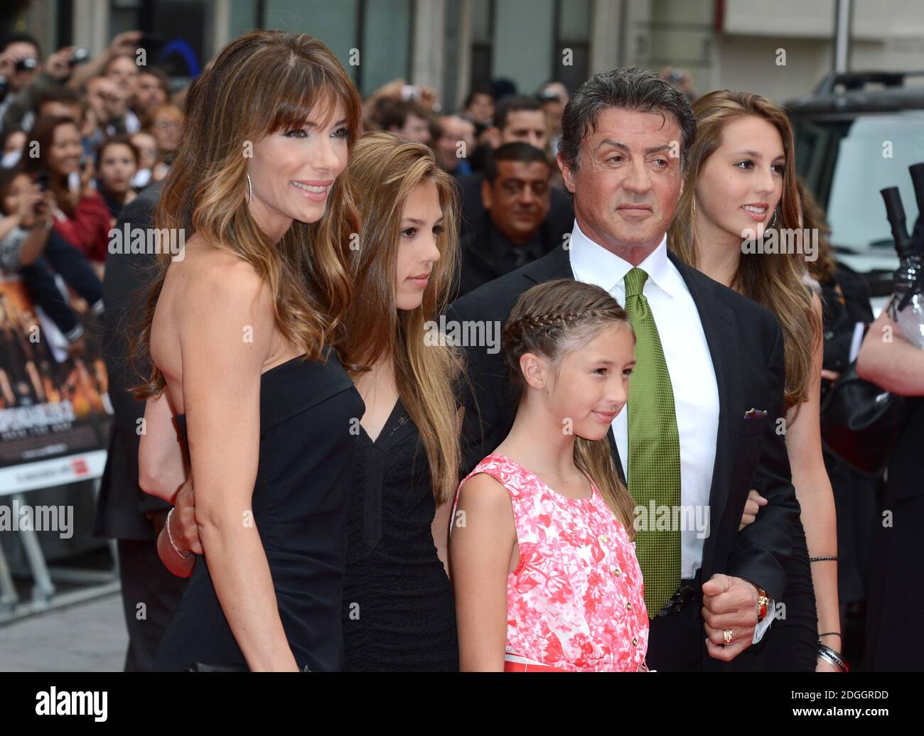 Scarlet Rose Stallone, Sistine Rose Stallone, and Sophia Rose