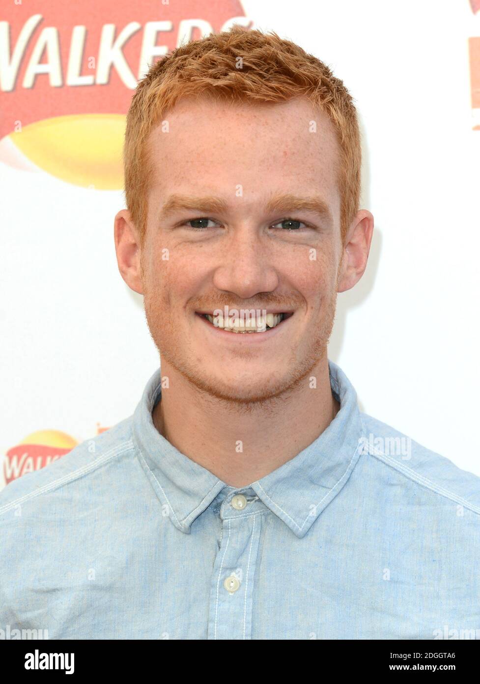 Greg Rutherford at the Walkers Deep Ridged crisp at london's Old Truman ...