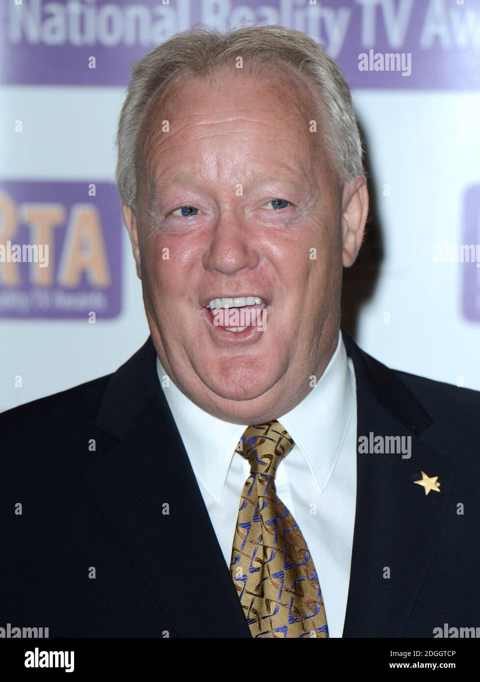 Keith Chegwin arriving at the National Reality TV Awards 2012, Porchester Hall, London. Stock Photo