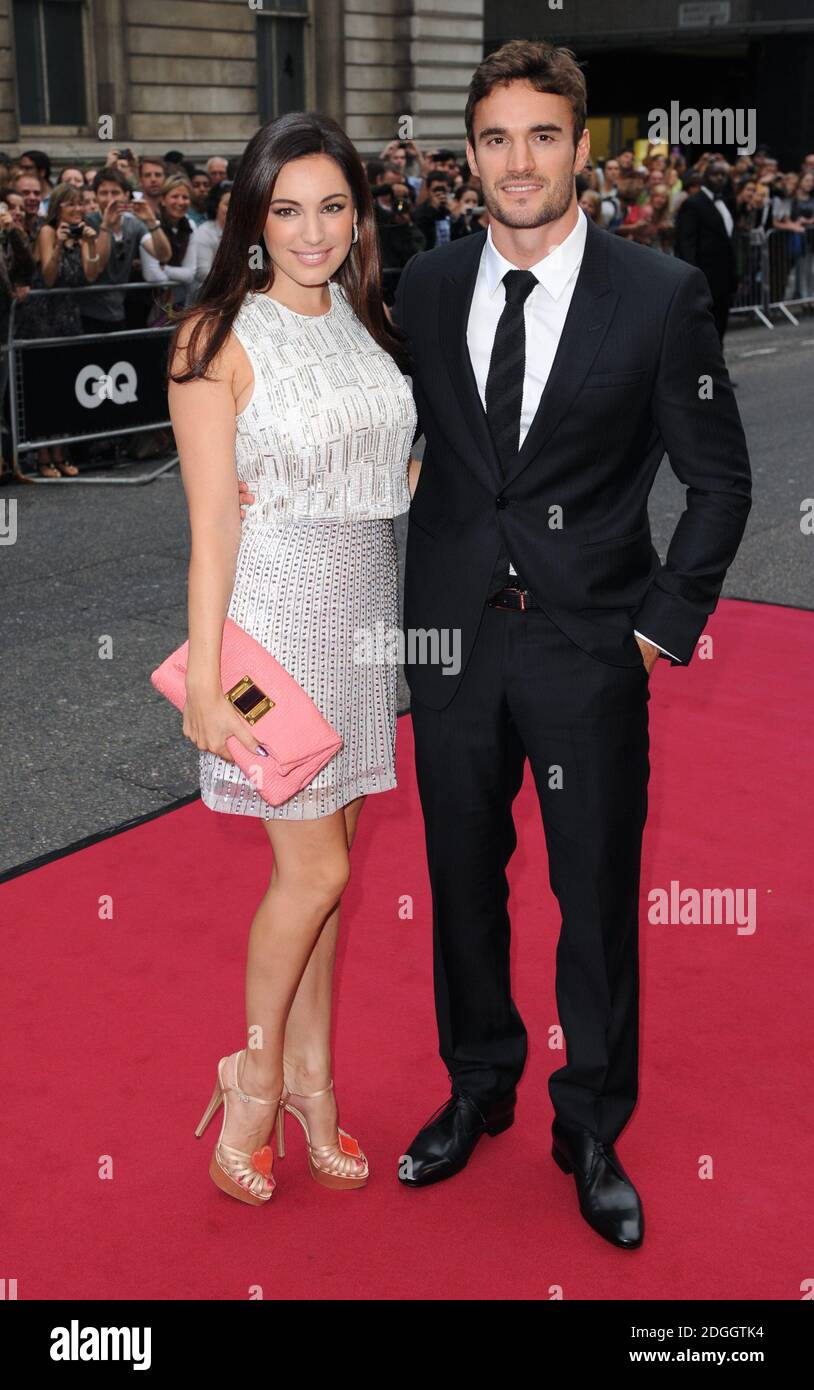 Kelly Brook and Thom Evans arriving at The GQ Men of the Year Awards, Royal Opera House, London. Stock Photo