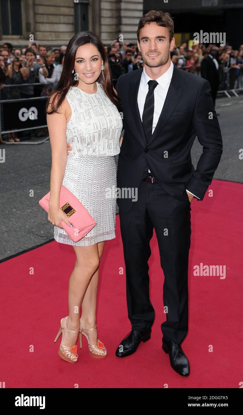 Kelly Brook and Thom Evans arriving at The GQ Men of the Year Awards, Royal Opera House, London. Stock Photo