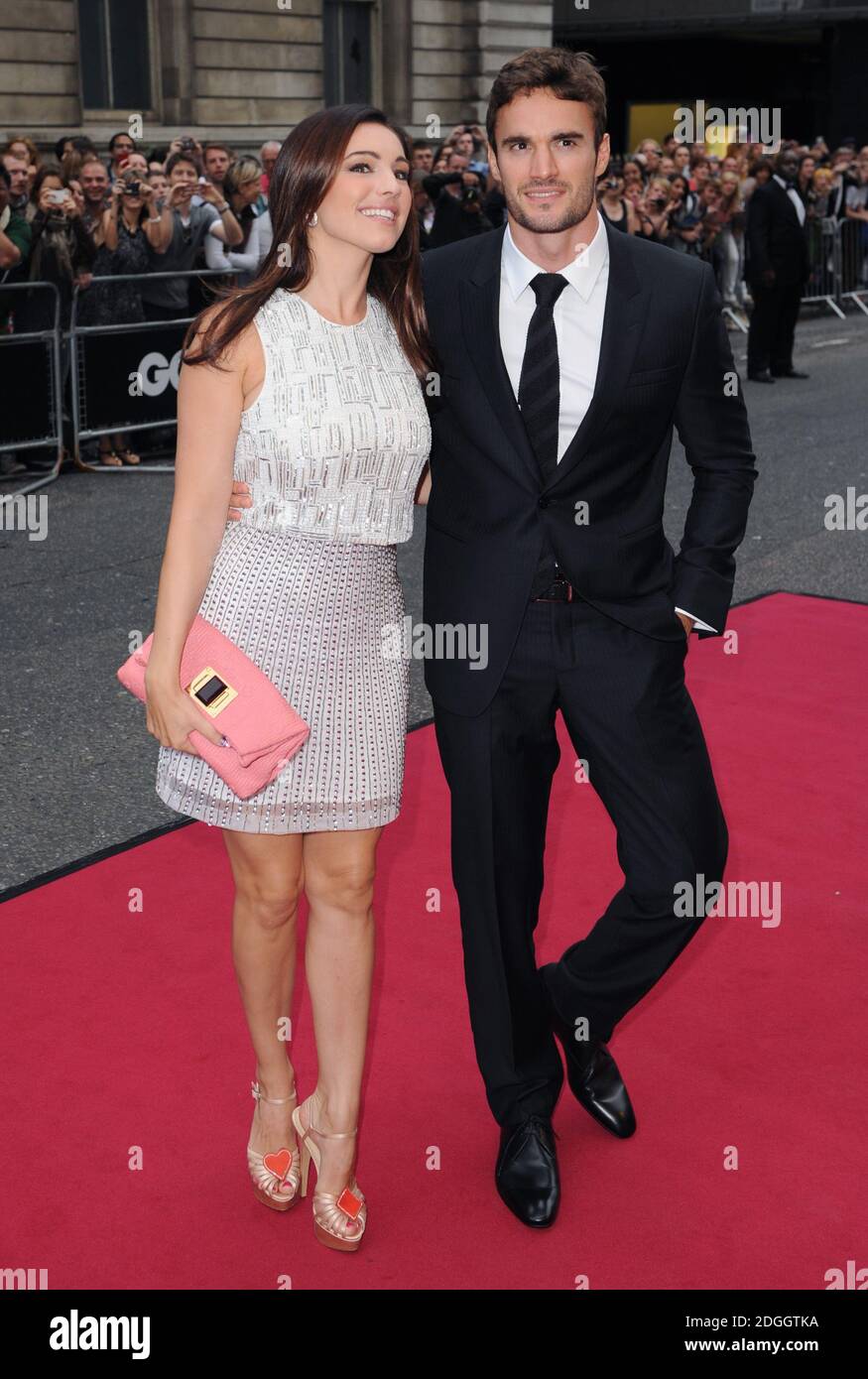 Kelly Brook and Thom Evans arriving at The GQ Men of the Year Awards, Royal Opera House, London. Stock Photo