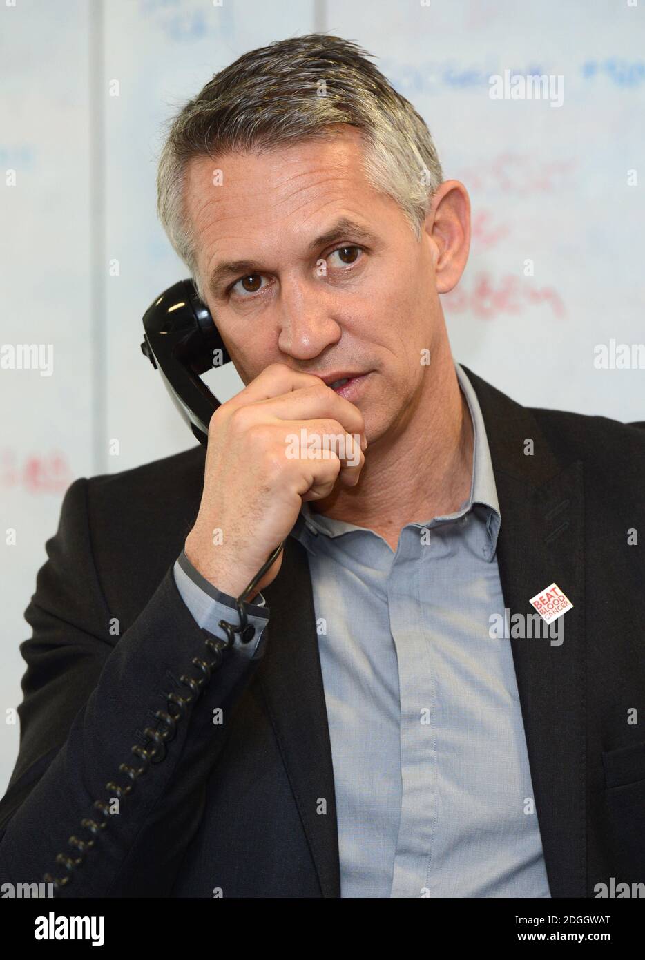 Gary Lineker at the BGC Charity Trading Day, Barclays, Canary Wharf