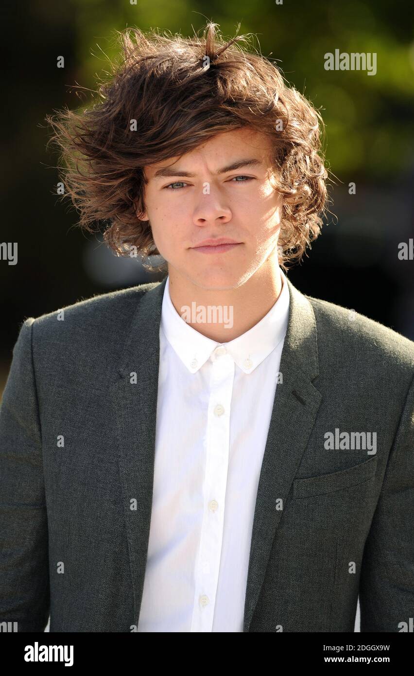 Harry Styles at the Burberry Prorsum Catwalk Show, Hyde Park. Part of London Fashion Week SS13, London. Stock Photo