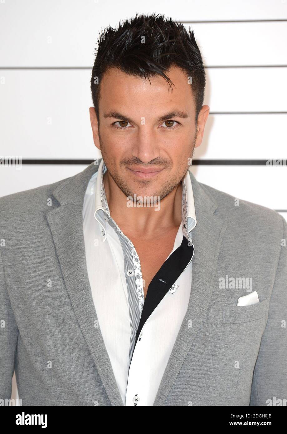 Peter Andre launching his new menswear clothing range 'Alpha by Peter Andre' at the Worx Studios, London. Stock Photo