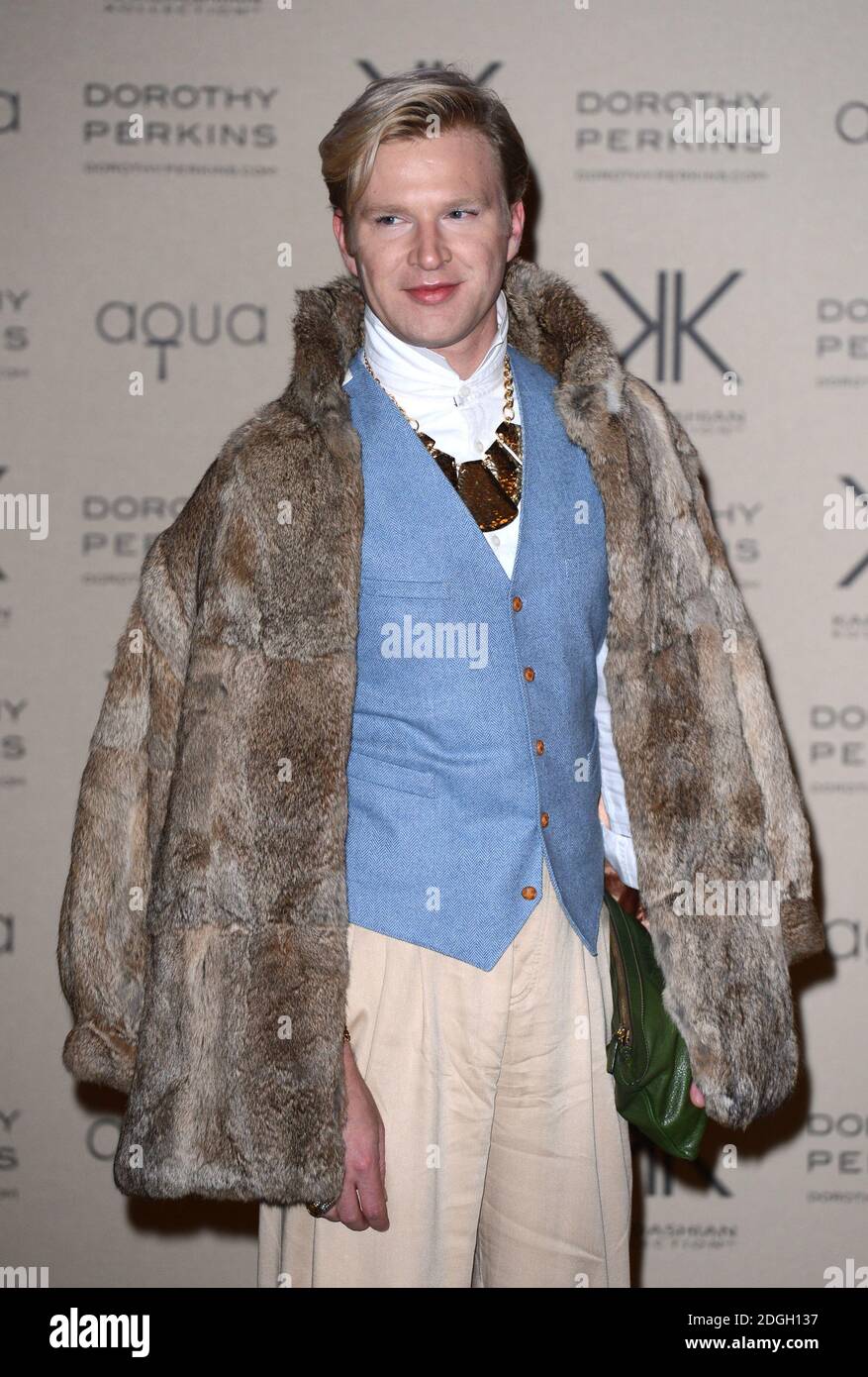 Henry Conway arriving at a party to celebrate the UK launch of the Kardashian Kollection at Aqua, London. Stock Photo