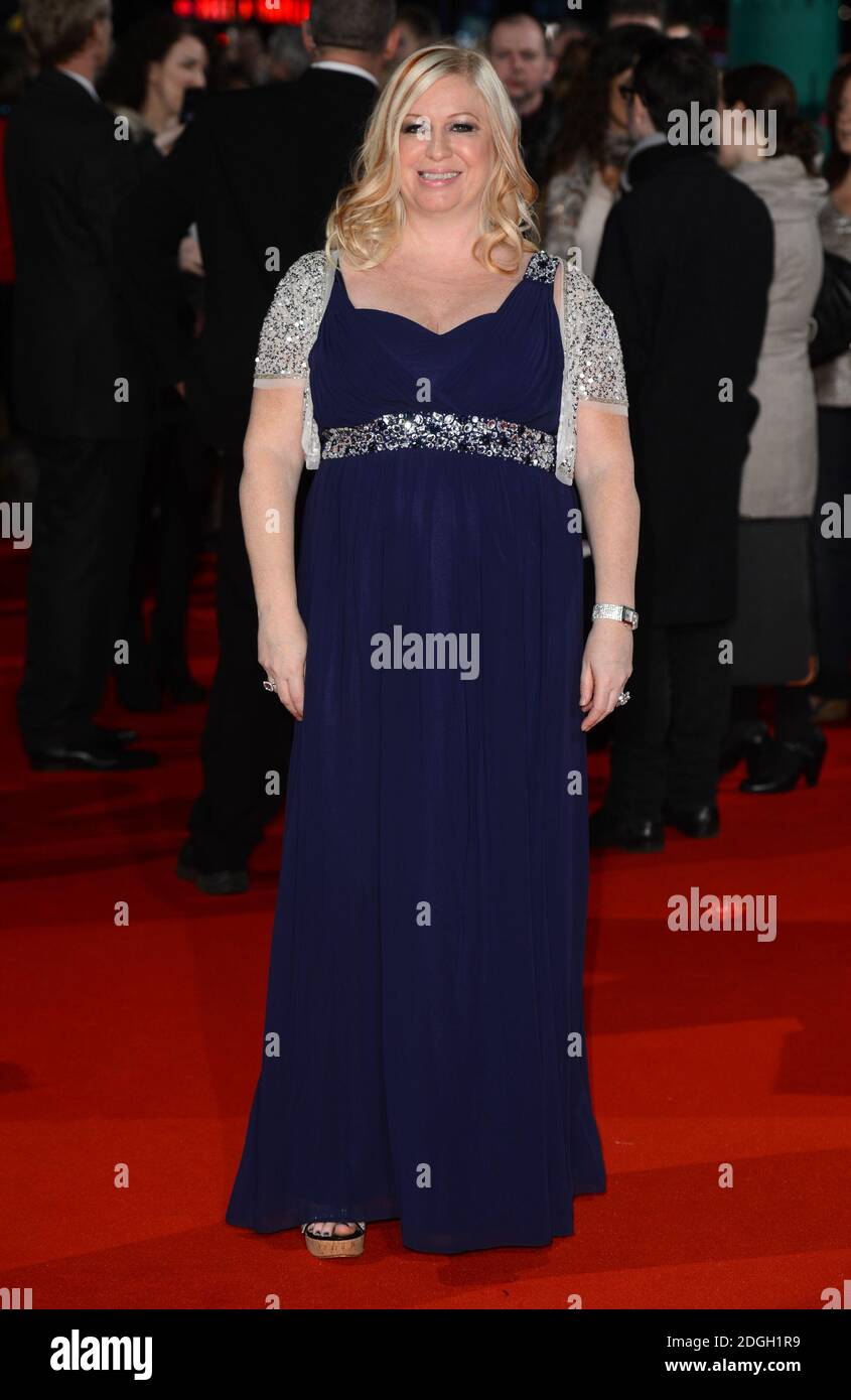 Debbie Issit arriving at the premiere of Nativity 2, Empire Cinema ...