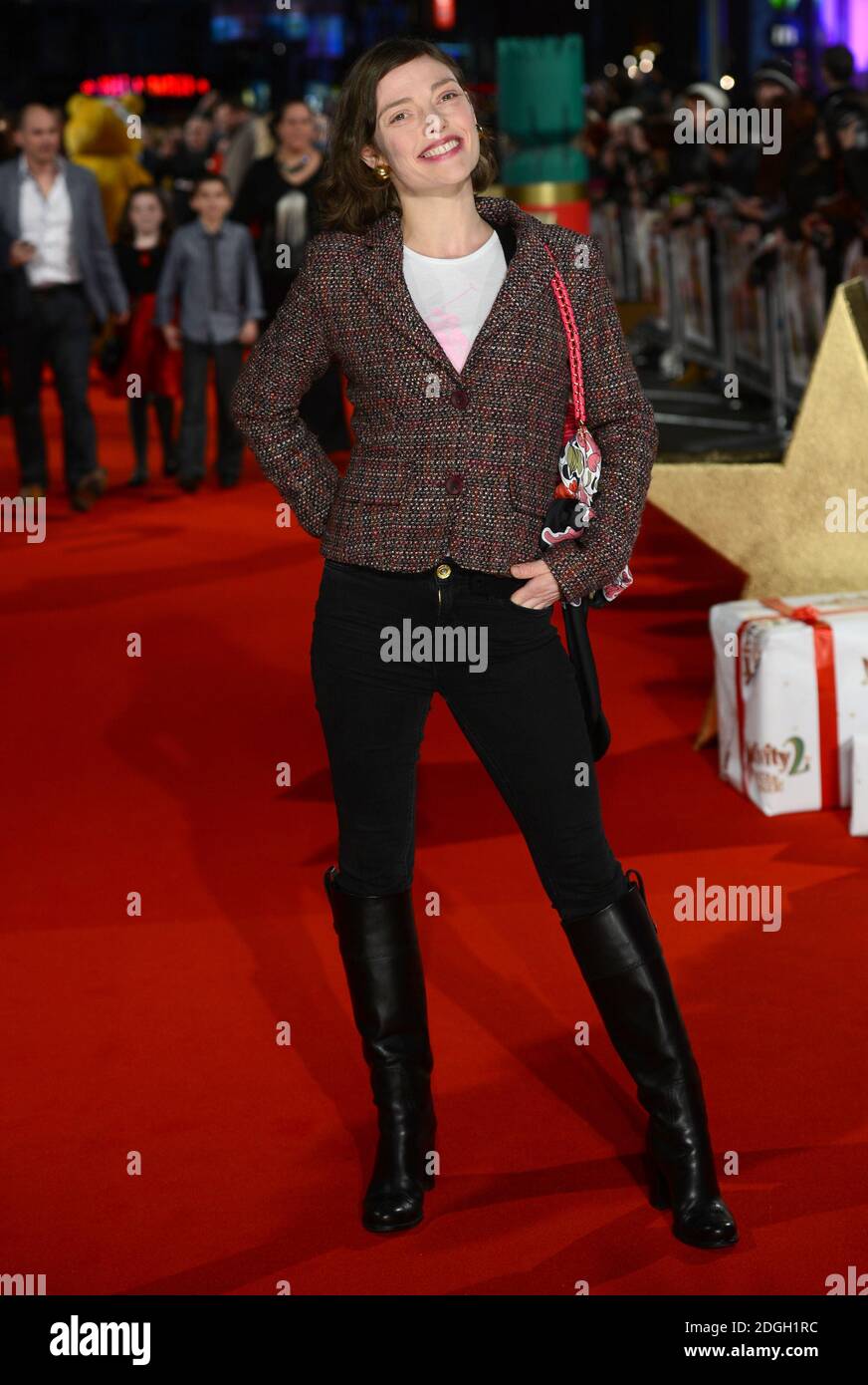 Camilla Rutherford arriving at the premiere of Nativity 2, Empire ...