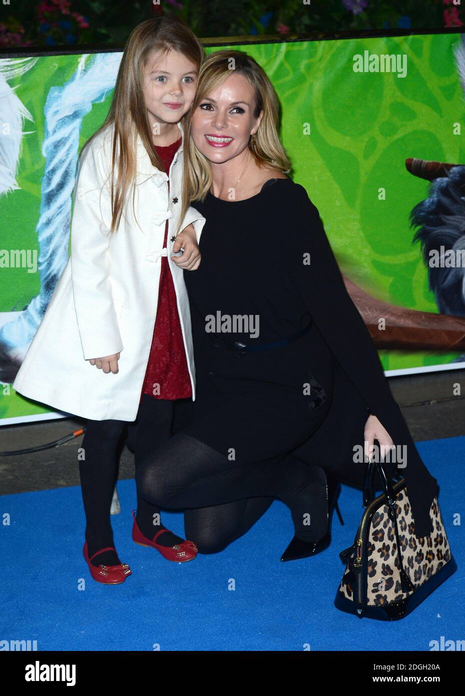 Amanda Holden and daughter Lexi arriving at the UK Premiere of Rise of