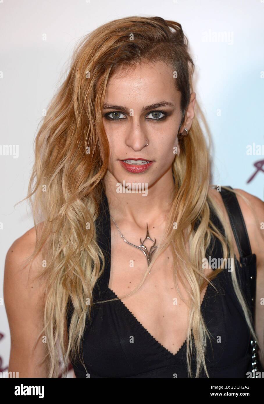 Alice Dellal arriving at the British Fashion Awards 2012, The Savoy Hotel, London. Stock Photo
