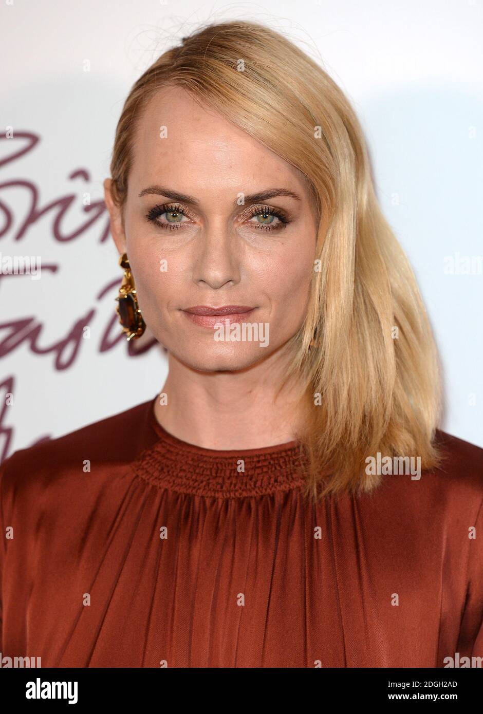 Amber Valletta arriving at the British Fashion Awards 2012, The Savoy