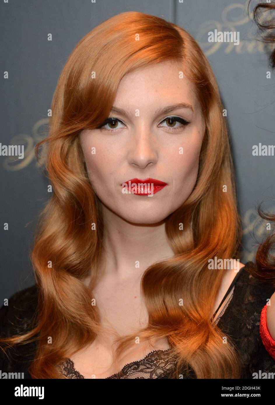 Josephine de La Baume at the opening of the new flagship Agent