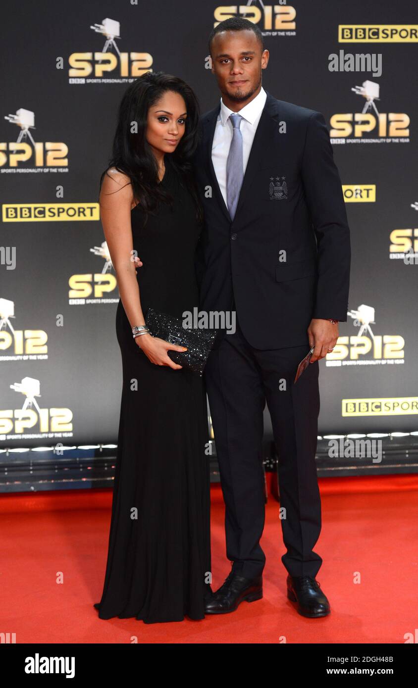 Vincent Kompany and wife Carla arriving at the BBC Sports Personality