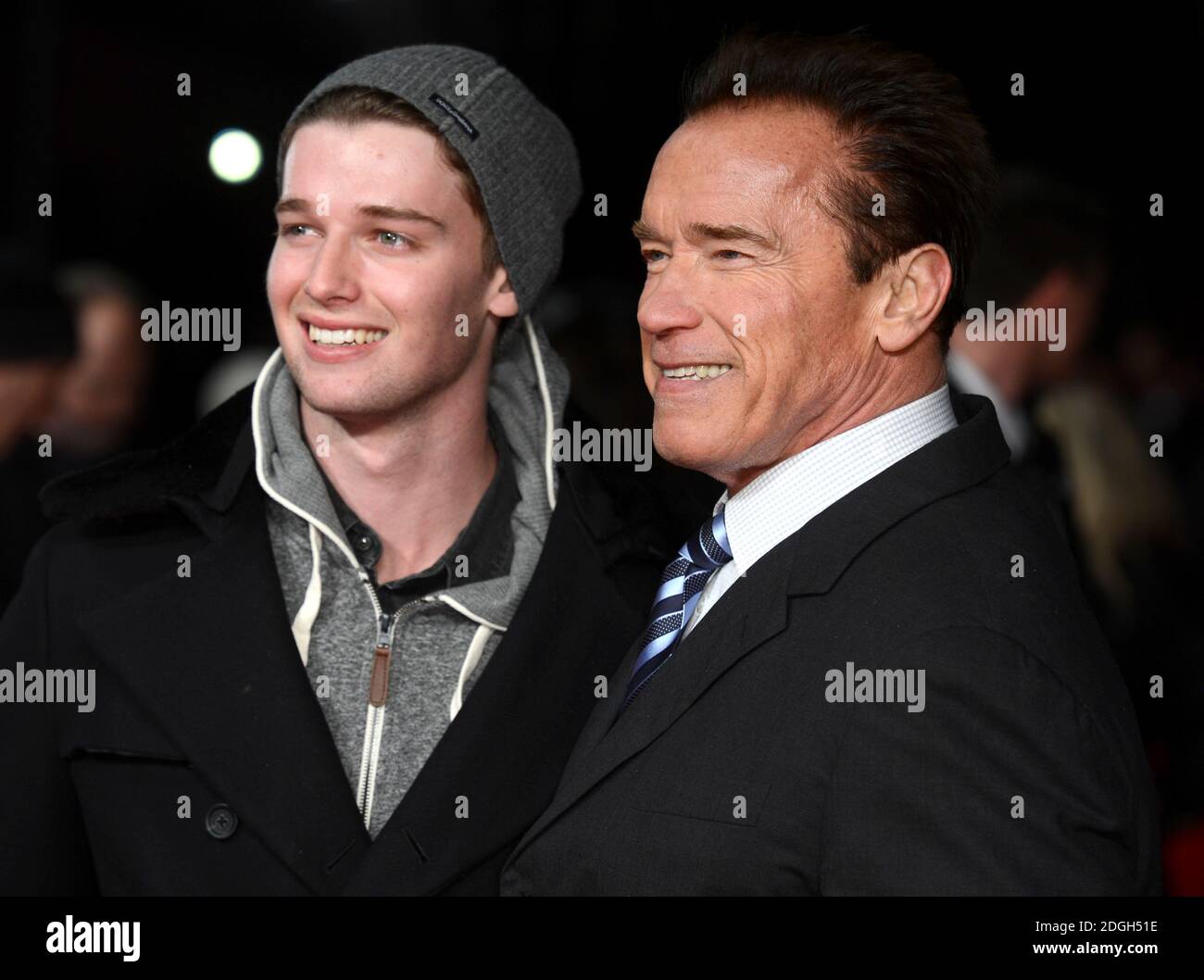 Arnold Schwarzenegger and son Patrick 