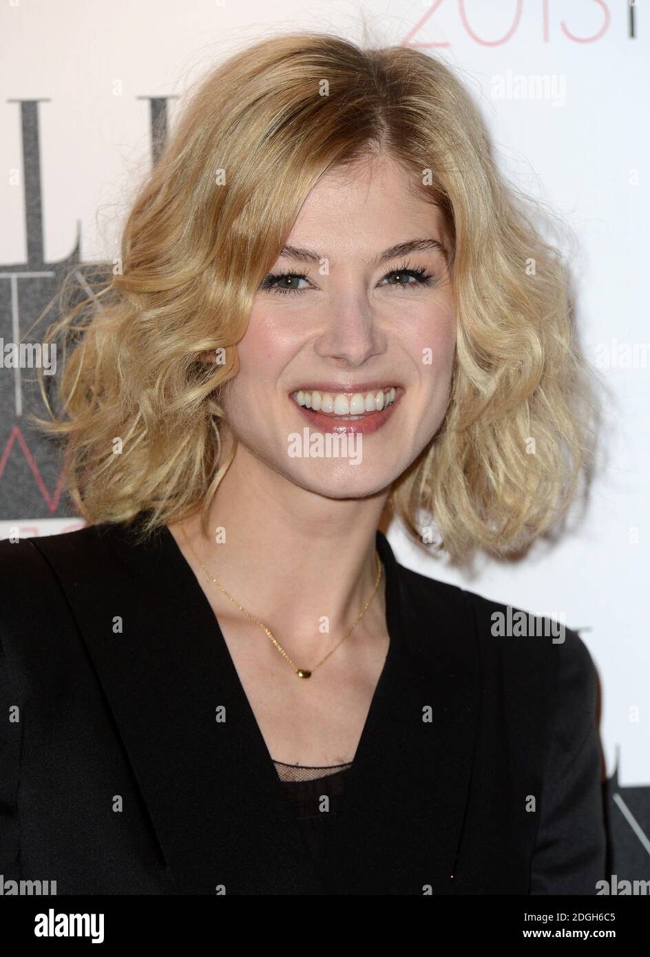 Rosamund Pike arriving at the ELLE Style Awards 2013, the Savoy Hotel